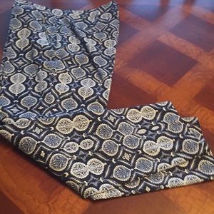 Size 10  blue paisley pants